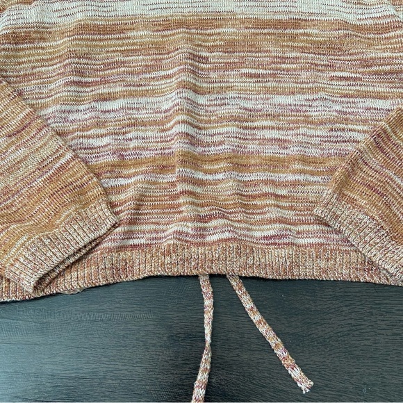 BP. Open Back Tie Sweater in Beige Desert Spacedye NWT - Size 3X - Picture 9 of 13